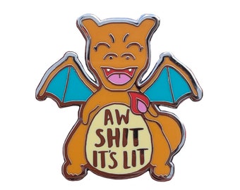 It's Lit Pokemood Hard Enamel Pin