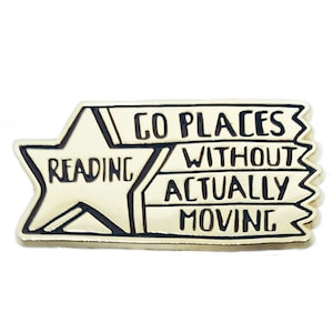 Reading Star Enamel Pin