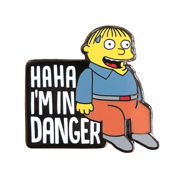 I'm In Danger Ralph Wiggum Hard Enamel Pin