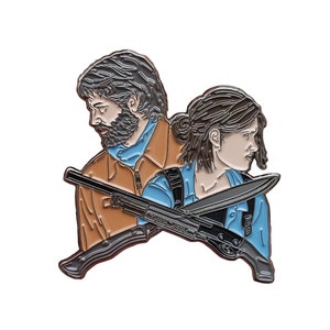 The Last of Us Part II Ellie & Joel Enamel Pin