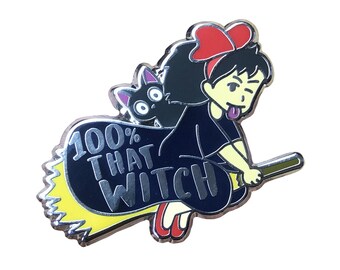 100% That Witch GhibliMood Hard Enamel Pin