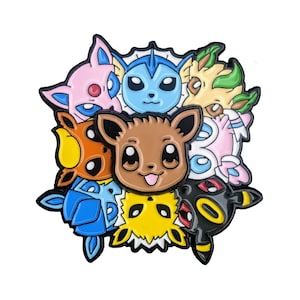 Eeveelution Spinning Enamel Pin