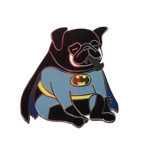 Batpug Hard Enamel Pin