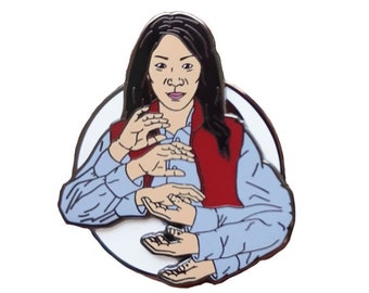 Evelyn Everything Everywhere All At Once Hard Enamel Moving Pin