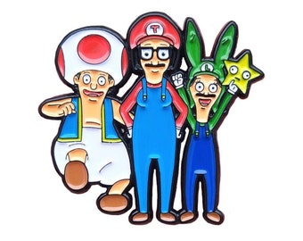 Super Belcher Bros Emaille Pin
