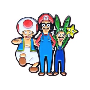 Super Belcher Bros Enamel Pin
