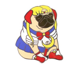 Sailor Pug Hard Enamel Pin