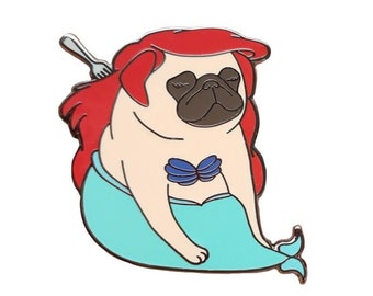 The Little Merpug Hard Enamel Pin