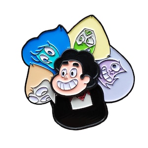 Crystal Gems Spinning Enamel Pin