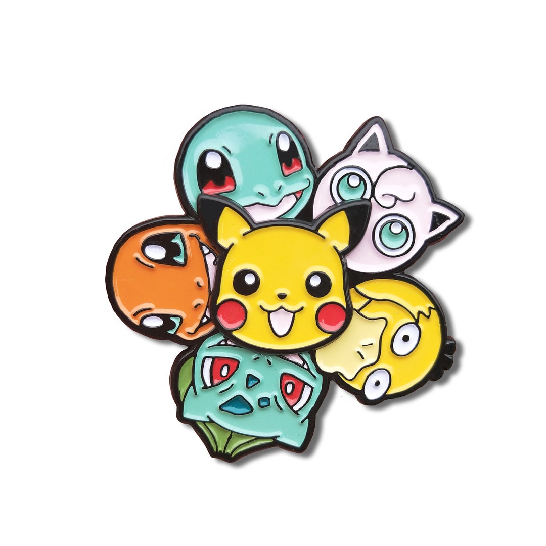 Poke Pin Pattern Parit Pokepals Spinning Enamel Pin - Etsy