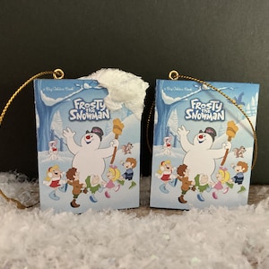 Frosty The Snowman Book Ornament