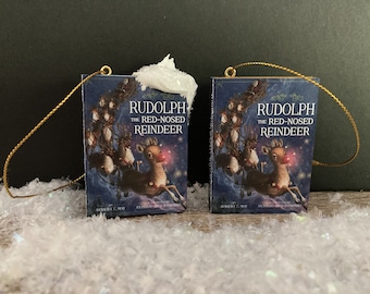 Rudolph the Red-Nosed Reindeer Book Ornament