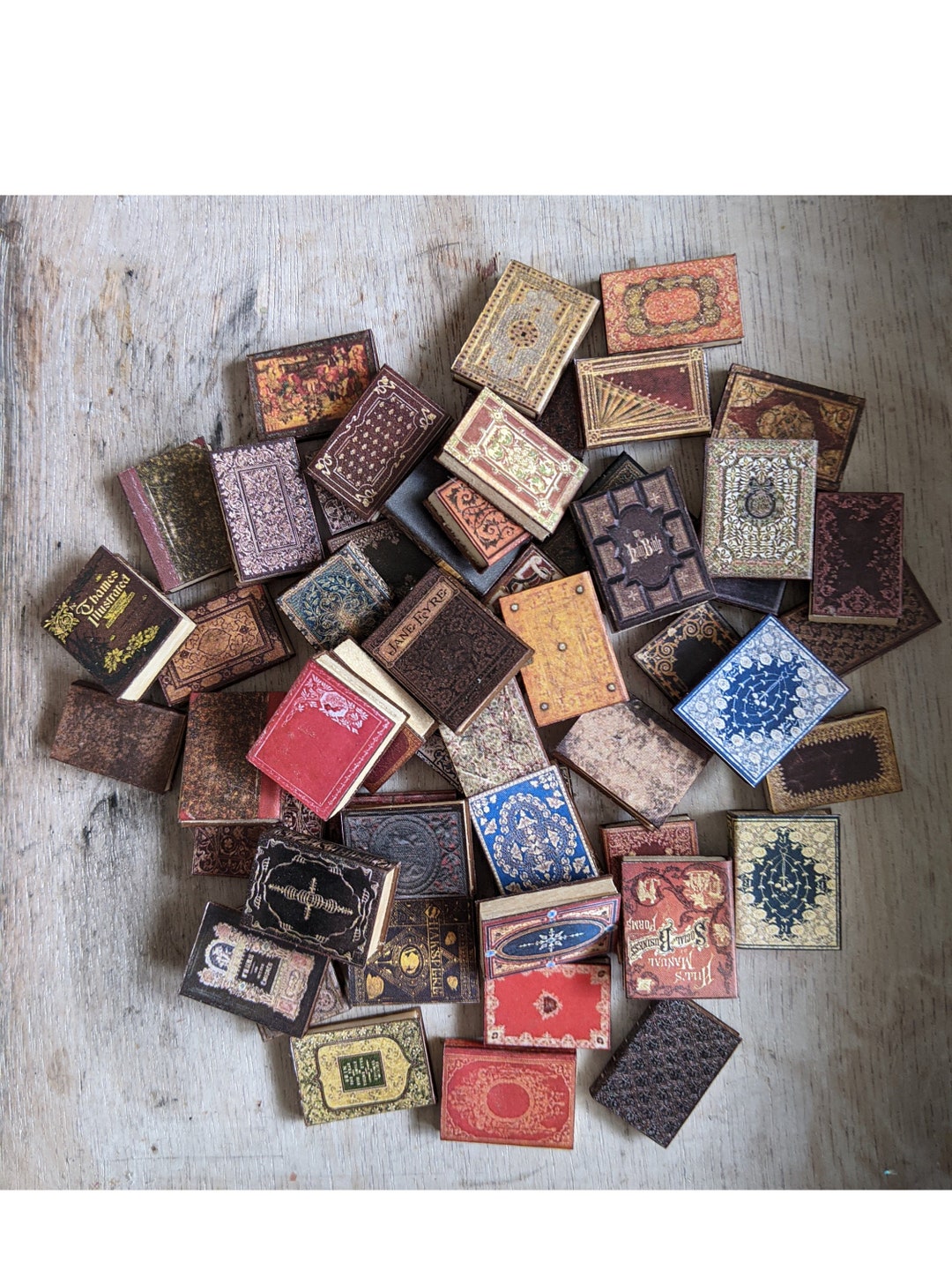 Miniature Library/prop Books - Etsy