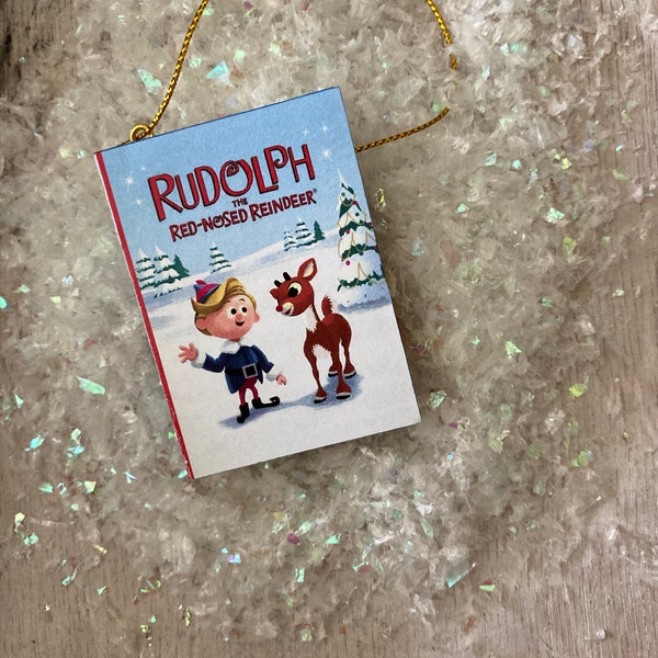 Rudolph the Red-Nosed Reindeer Book Ornament - TV Version