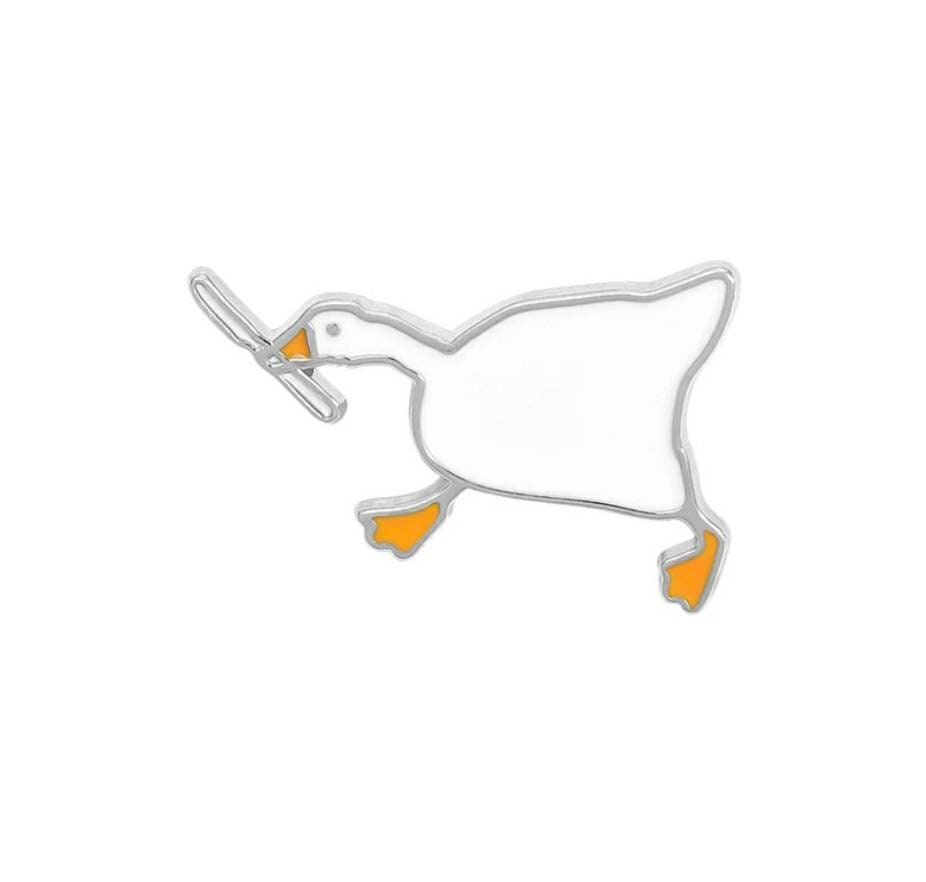 Untitled Goose Game Pin Badge 