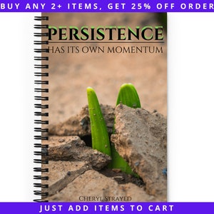 Dotted Grid Notebook, Cheryl Strayed Motivational Quote, Persistence Has Its Own Momentum