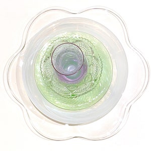 Glass garden ornament