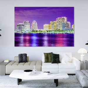 West Palm Beach Wall Design Art West Palm Beach Modern Wall Decor West Palm Beach Prints on Canvas Florida Painting Art Decor