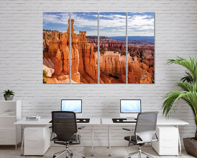 Bryce Canyon National Park Beautiful Art for Home Bryce Canyon Park Art Print on Canvas Bryce Canyon National Park in state Utah Artwork