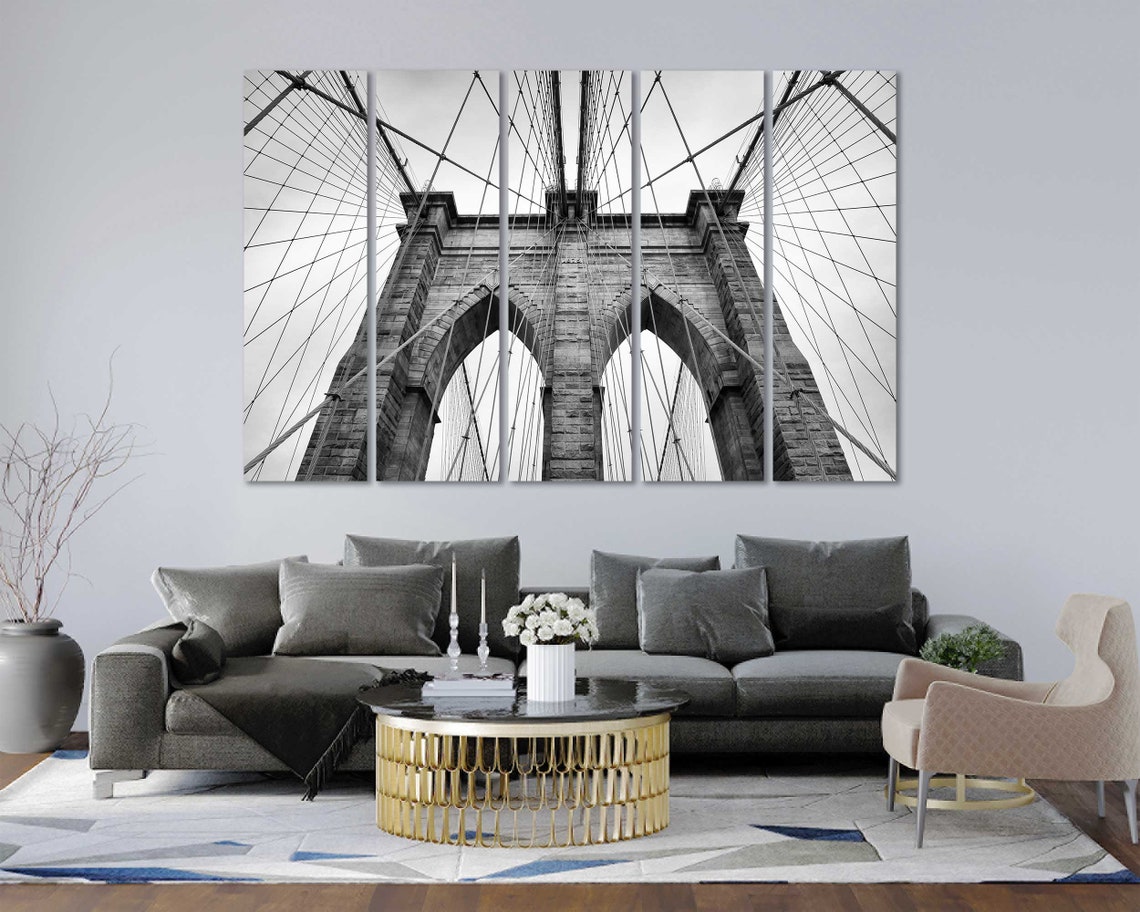 Brooklyn Bridge Modern Wall Decor for Home Brooklyn Bridge | Etsy