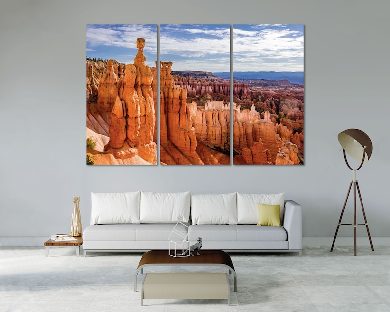 Bryce Canyon National Park Beautiful Art for Home Bryce Canyon Park Art Print on Canvas Bryce Canyon National Park in state Utah Artwork