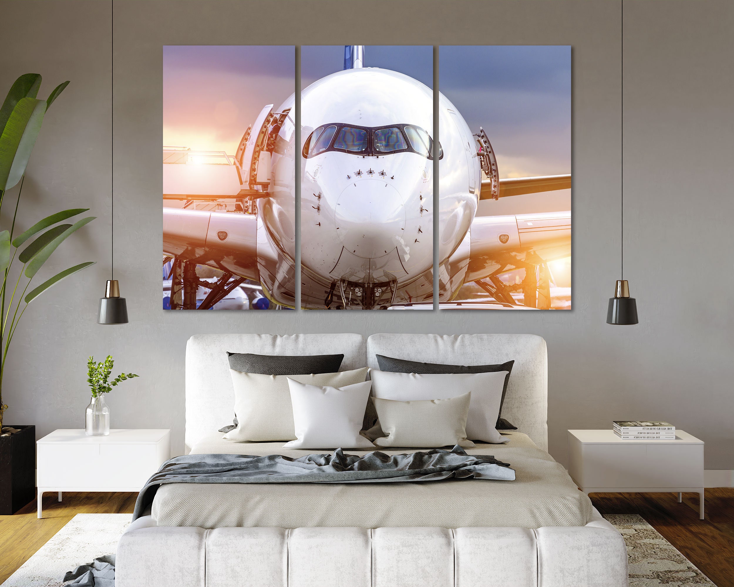 Awesome New York Airplane Airlines Advertising Wall Art Framed Large - arts  & crafts - by owner - sale - craigslist