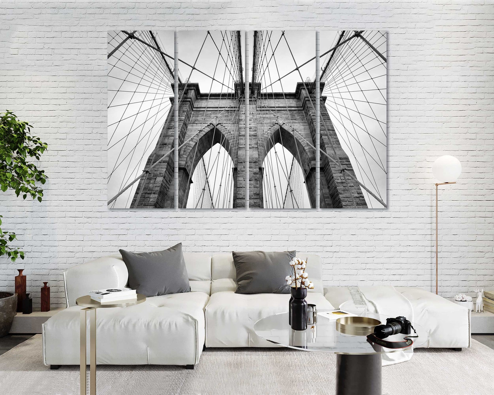 Brooklyn Bridge Modern Wall Decor for Home Brooklyn Bridge | Etsy