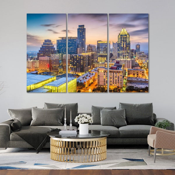 Large Canvas Austin Etsy