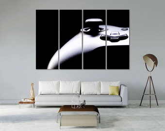 Impresión fotográfica de mando de juego: arte mural moderno para sala de juegos