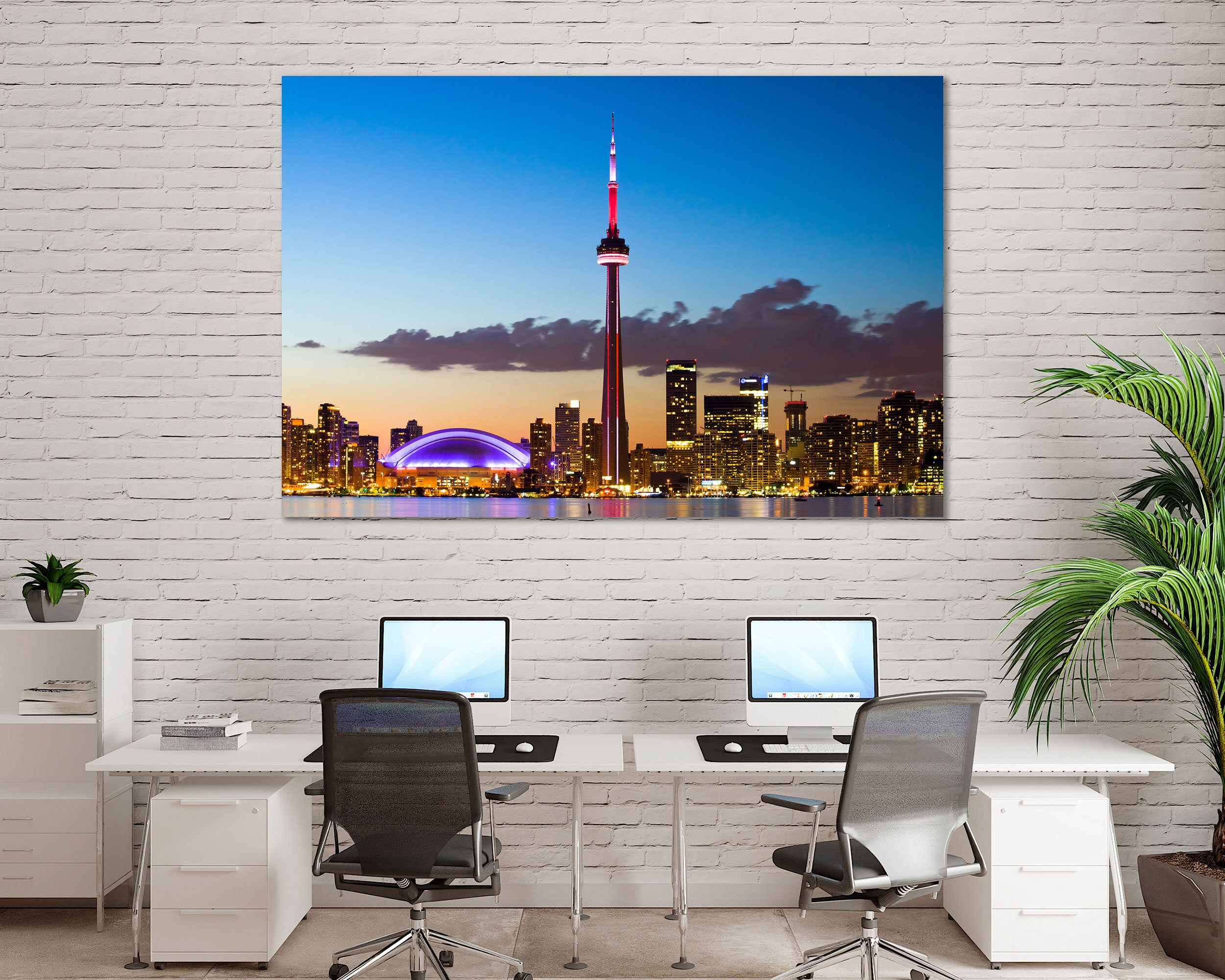 Toronto City Print Wall Decor Toronto Hermoso Arte para Etsy
