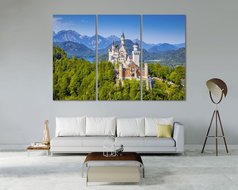 Neuschwanstein Castle Wall Decor for Home Neuschwanstein - Etsy