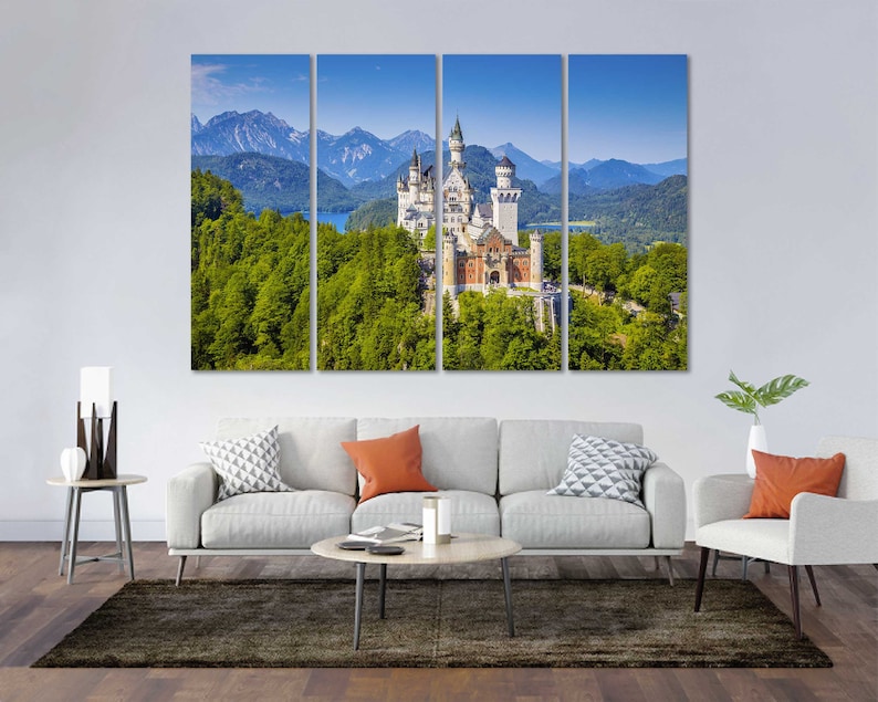 Neuschwanstein Castle Wall Decor for Home Neuschwanstein - Etsy