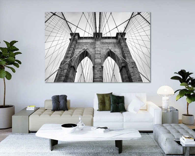 Brooklyn Bridge Modern Wall Decor for Home Brooklyn Bridge | Etsy