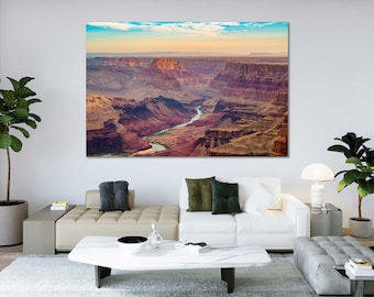 Grand Canyon National Park Decor Home Art Grand Canyon Pictures on Canvas Room Wall Grand Canyon Painting Arizona Travel Artwork