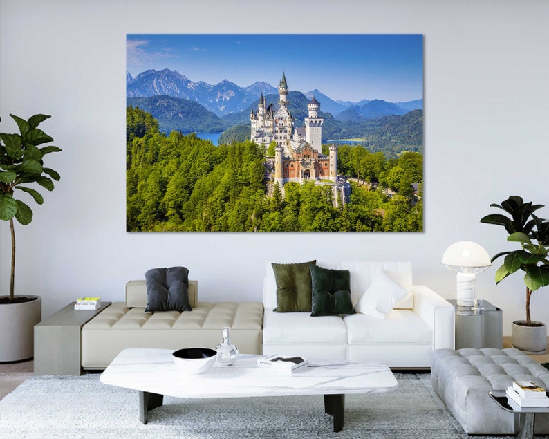 Neuschwanstein Castle Wall Decor for Home Neuschwanstein - Etsy