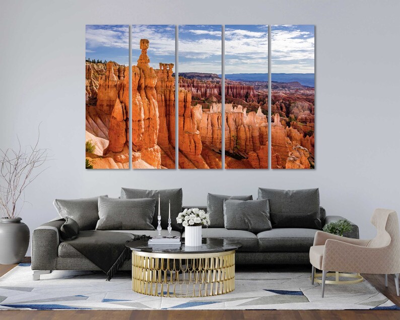 Bryce Canyon National Park Beautiful Art for Home Bryce Canyon Park Art Print on Canvas Bryce Canyon National Park in state Utah Artwork
