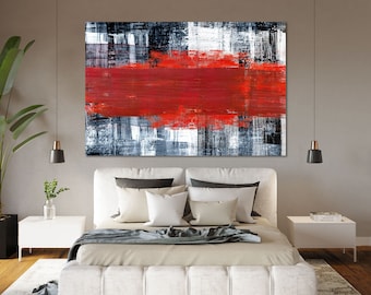 Abstract Wall Art Gallery Wrapped Canvas Print for Bedroom and Office Decor