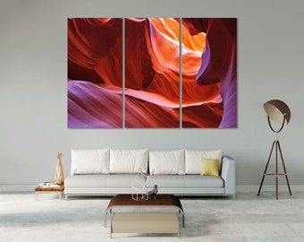 Antelope Canyon Wall Art, Arizona Landscape Southwest Desert Decor