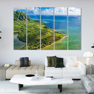 Hawaii Coast Pictures for Wall Hawaii Contemporary Art Decor for Home Hawaii Trendy Art for Room Oahu Travel Decor for Wall