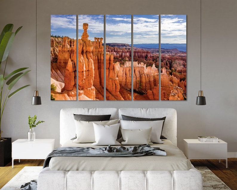 Bryce Canyon National Park Beautiful Art for Home Bryce Canyon Park Art Print on Canvas Bryce Canyon National Park in state Utah Artwork