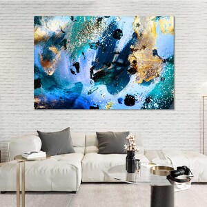 Very Colorful Abstract Decor For Home Abstract Painting Art Wall Abstract Art for Room Abstract Framed Wall Pictures