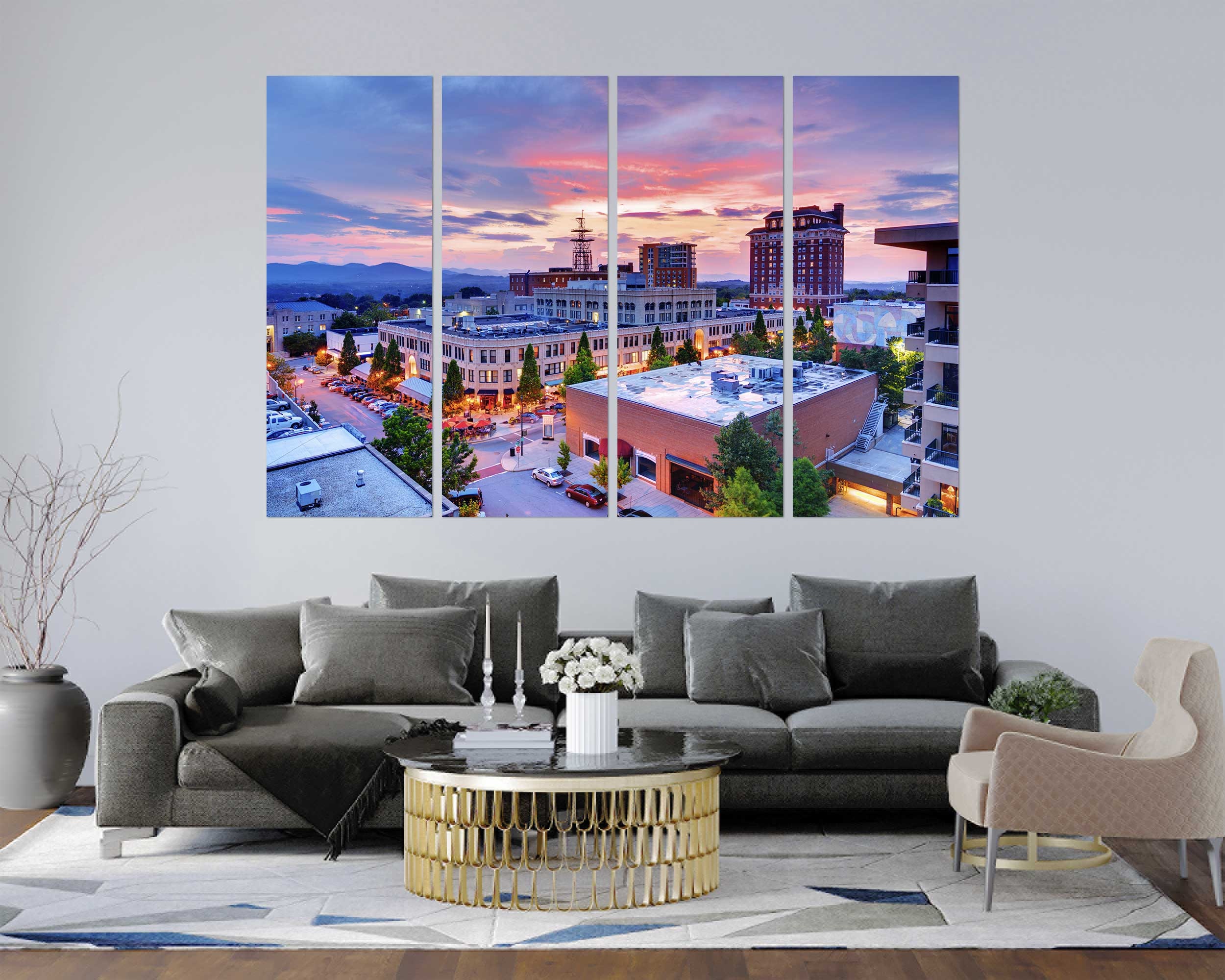 Asheville Wonderful Arts for Home Asheville Modish Design Art | Etsy