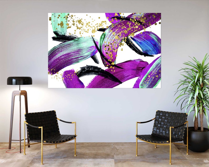Popular Abstract Art Paintings Abstract Stylish Wall Decor Etsy