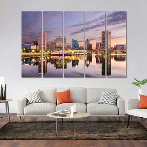 Baltimore skyline at the Maryland Wall Art Baltimore Wall Painting Decor Maryland Wall Art Pints Baltimore Large Home Art Baltimore Artwork