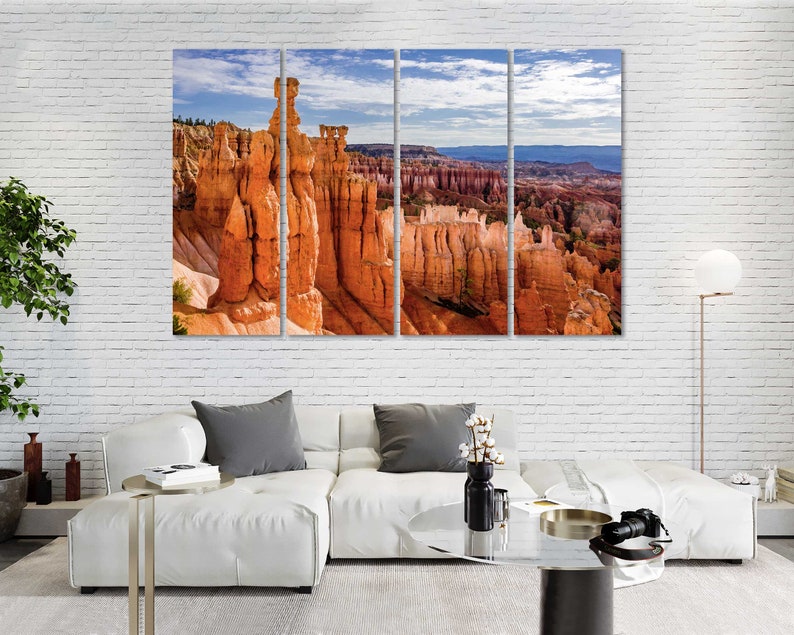 Bryce Canyon National Park Beautiful Art for Home Bryce Canyon Park Art Print on Canvas Bryce Canyon National Park in state Utah Artwork