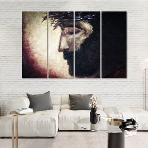 Jesus Christ Painting Jesus Canvas Print Sets Religious Art on | Etsy