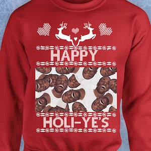 Yeezy ugly christmas sweater hotsell
