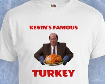 O famoso peru chili chili de Kevin, camiseta engraçada de ação de graças, o programa de TV do escritório, camisa do tumblr, michael scott, kevin malone, camiseta 15