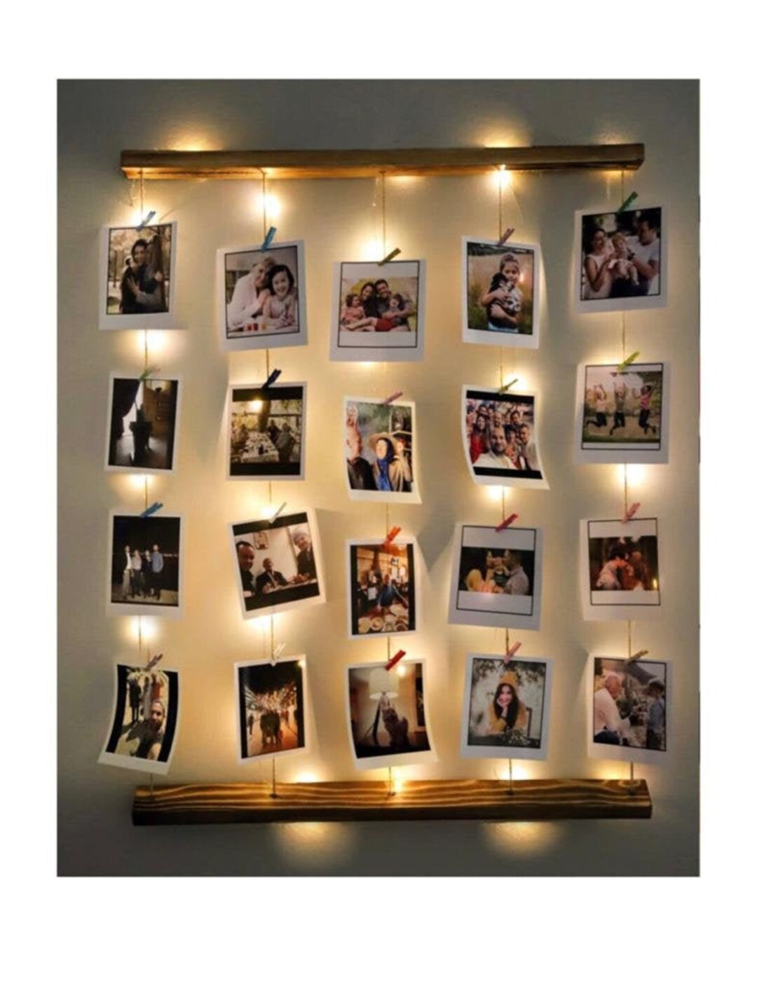 Led Photo Frame, Hanging Light Photo Display,light Photo Frame ...