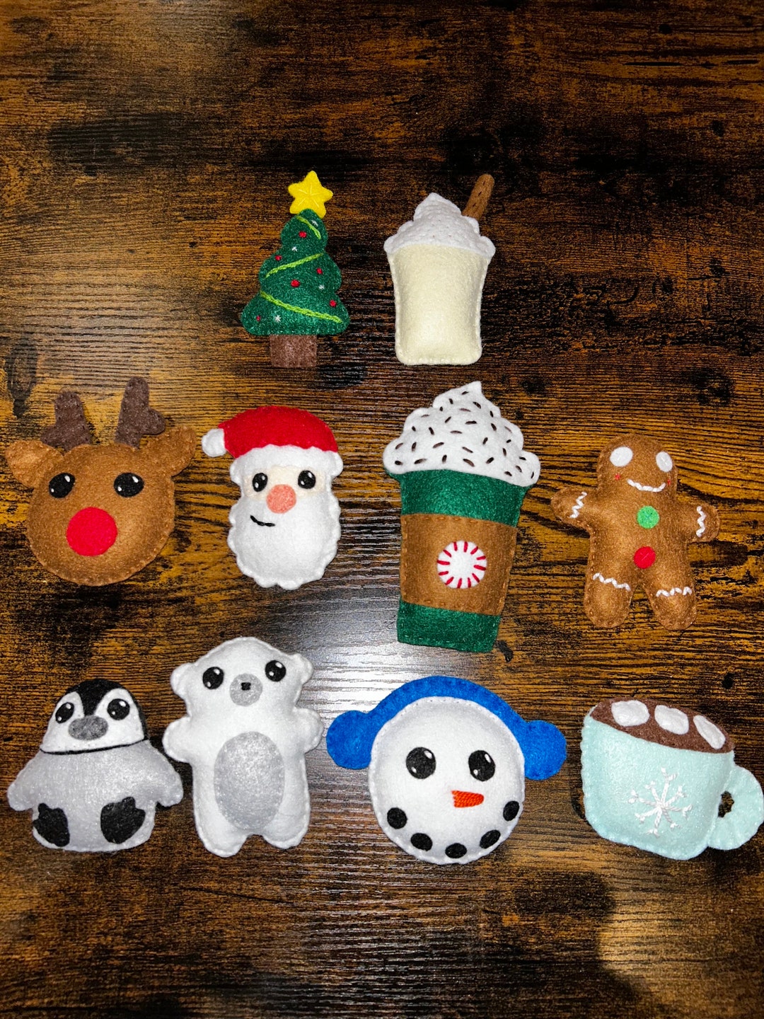 2 Pack choose Your Own Felt Catnip Cat Toys Christmas/holiday Themed